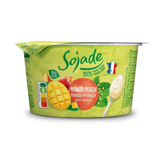 POSTRE DE SOJA MANGO MELOCOTON BIO 150GR (SOJADE)
