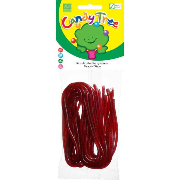 CORDONES REGALIZ CEREZA BIO 75GR (CANDY TREE)