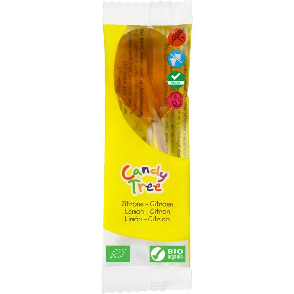 PIRULETA PLANA DE LIMON BIO 13GR (CANDY TREE)