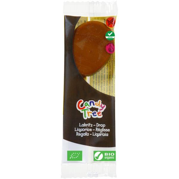 PIRULETA PLANA DE REGALIZ BIO 13GR (CANDY TREE)