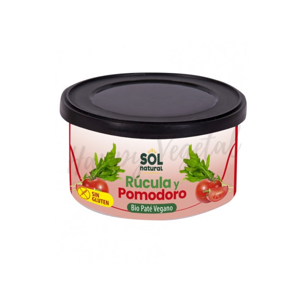 PATE VEGAN RUCULA POMOD. S/GL. BIO 125G