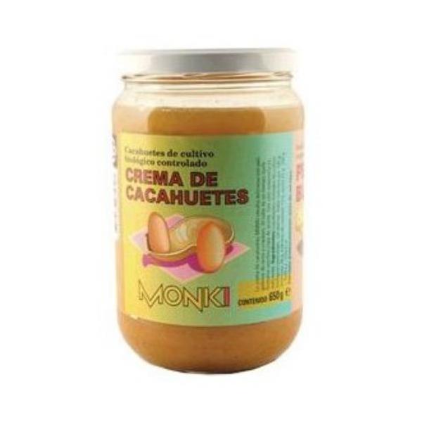 CREMA CACAHUETES BIO 650GR (MONKI)