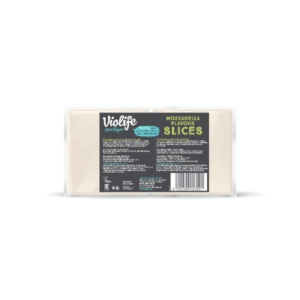 LONCHAS VEGANAS SABOR MOZZARELLA 500GR (VIOLIFE)