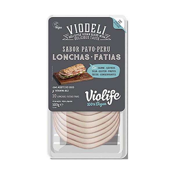 LONCHAS VEGANAS SABOR PAVO 100GR VIOLIFE (VIODELI)