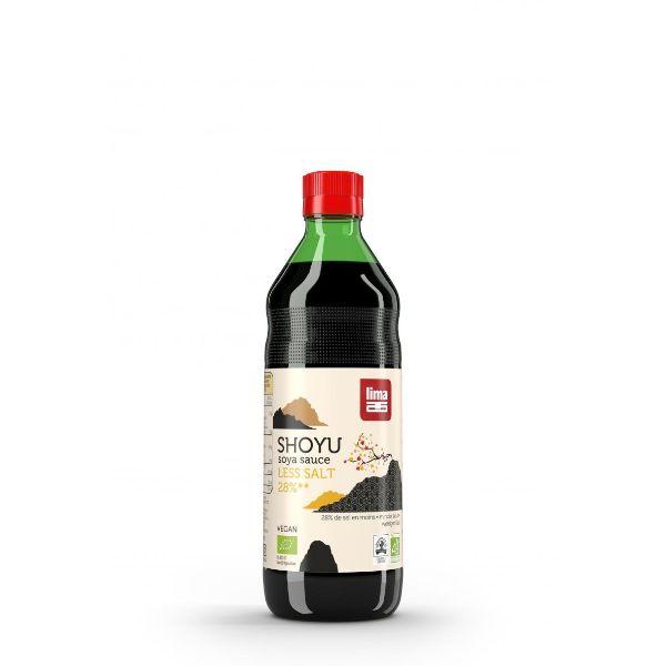 SHOYU 28% MENOS SAL BIO 250ML (LIMA)