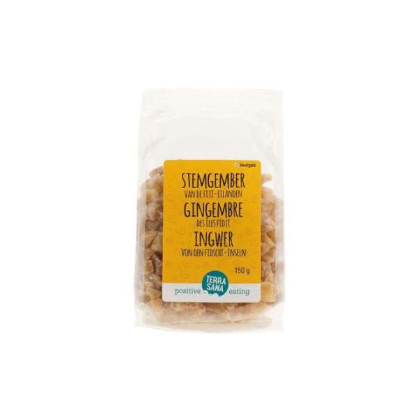 JENGIBRE FIDJI CONFITADO DADOS BIO 150G (TERRASANA)