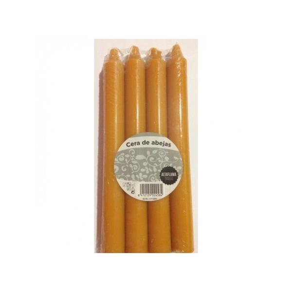 VELA CERA VIRGEN 190x20 MM (RETRACTIL 4 UD)