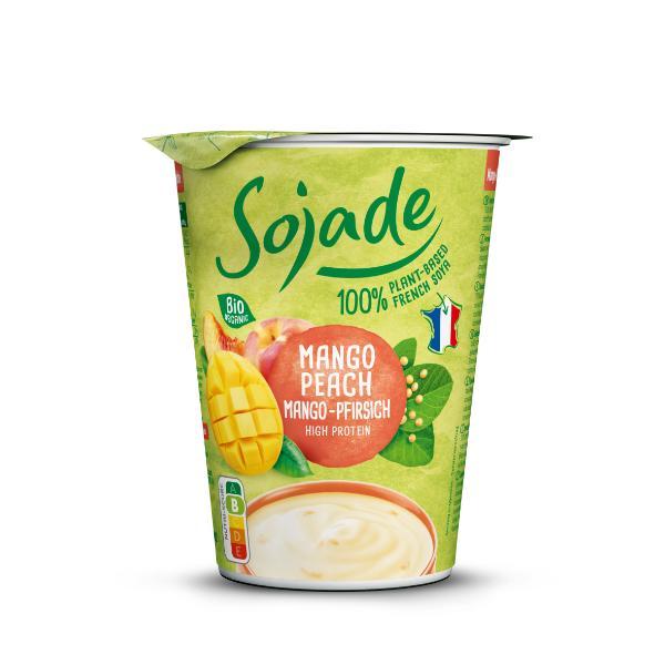 POSTRE DE SOJA MELOCOTON MANGO BIO 400GR (SOJADE)