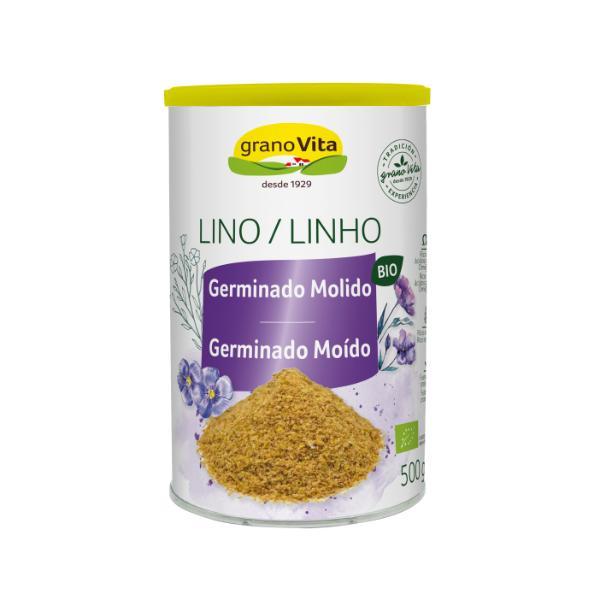LINO DORADO GERMINADO MOLIDO BIO 500G (GRANOVITA)
