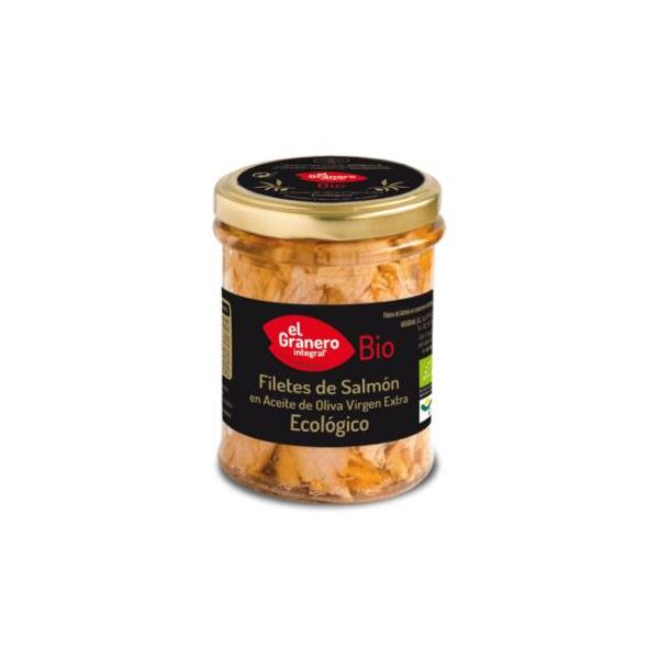 FILETES SALMON SALVAJE BIO TARRO 195GR (GRANERO)