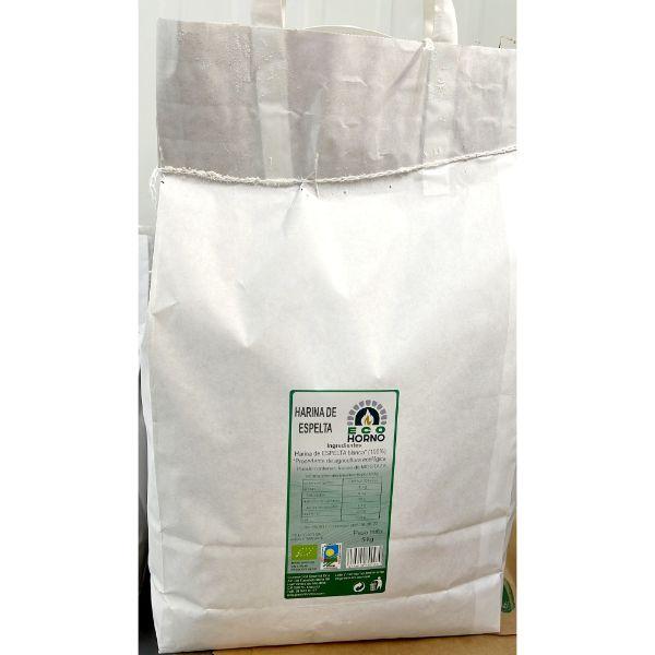 GRANEL HARINA ESPELTA BLANCA BIO 5 KG (ECOHORNO)