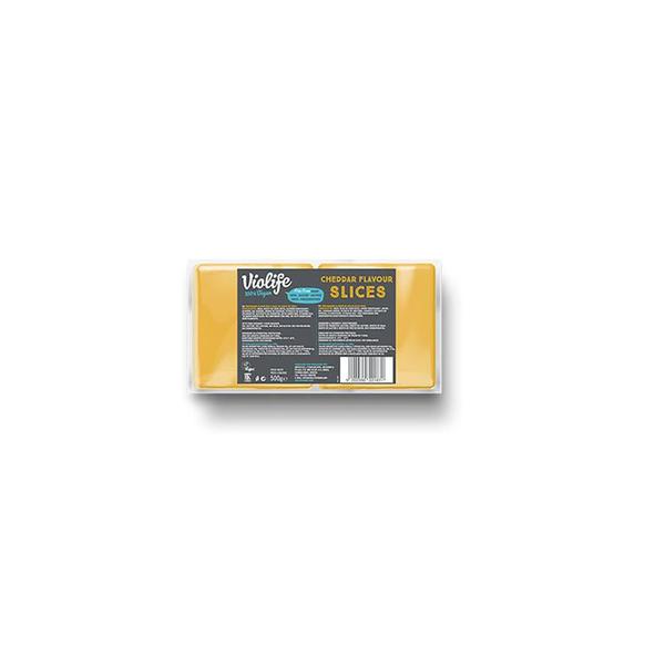 LONCHAS VEGANAS SABOR CHEDDAR 500GR (VIOLIFE)