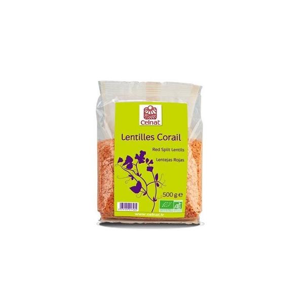 LENTEJAS ROJAS (CELNAT) BIO AB 500GR