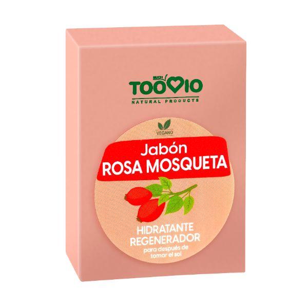 JABON ROSA MOSQUETA 100GR VEGAN (TOO VIO)