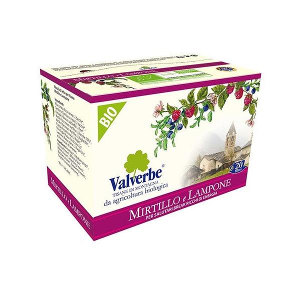 INFUSION FRAMBUESA-ARANDANO BIO 20 FILTROS 30GR (VALVERBE)