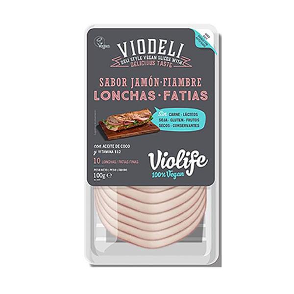 LONCHAS VEGANAS SABOR JAMON YORK 100GR VIOLIFE (VIODELI)