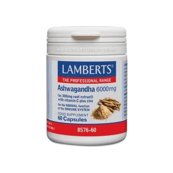 ASHWAGANDHA COMPLEX 6000MG.60CAP. (LAMBERTS)