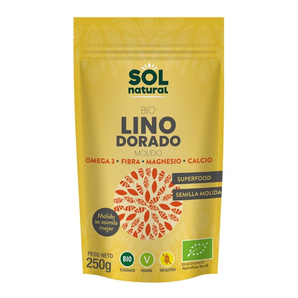 SEMILLAS LINO DORAD.MOL.BIO 250G.(SOL)