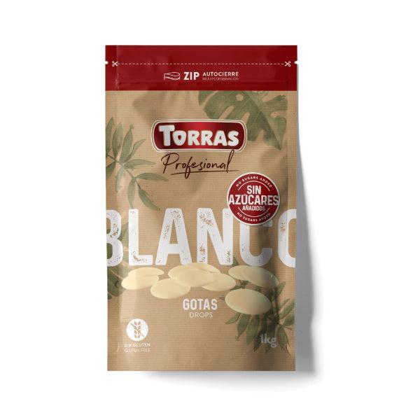 GOTAS CHOCO BLANCO 1KG.S/AZ DOYPACK