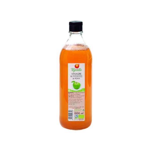 VINAGRE MANZANA BIO. 1L. PLASTICO (VEGET.)