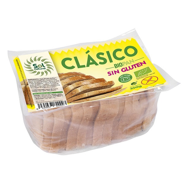 PAN CLASICO S/GLUT. BIO 350GR (SOL)