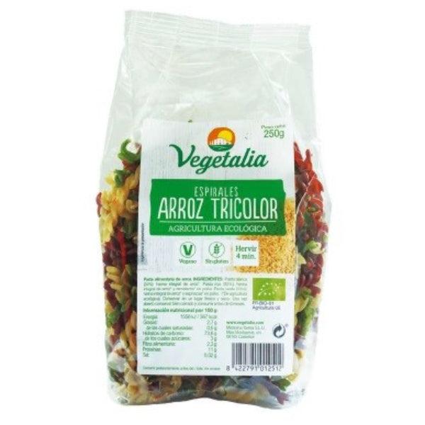 ESPIRALES ARROZ TRICOLOR SIN GLUTEN BIO 250 GR (VEGETALIA)