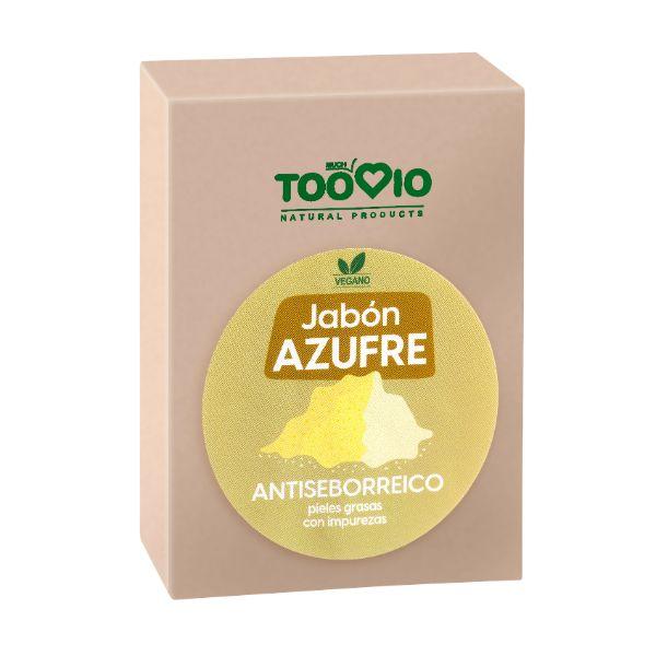 JABON AZUFRE 100GR VEGAN (TOO VIO)