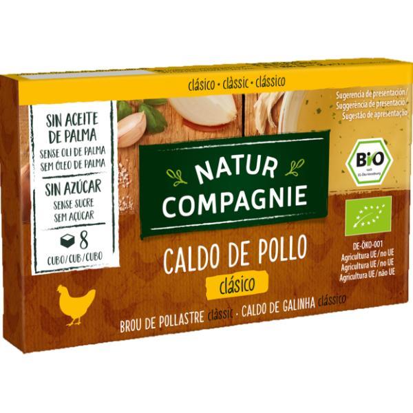 CALDO POLLO CUBITOS BIO 8X11G (N COMPAGNIE)