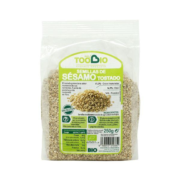 SESAMO TOSTADO SIN GLUTEN BIO 250GR (TOO BIO)