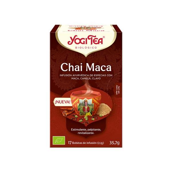 YOGI TEA MACA CHAI BIO 17 BOLSAS 35,7GR