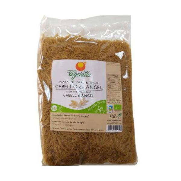 FIDEOS FINOS INTEGRALES BIO 500GR (VEGETALIA)