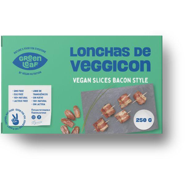 CONGELADO BACON VEGANO 250G (GREEN LEAF)