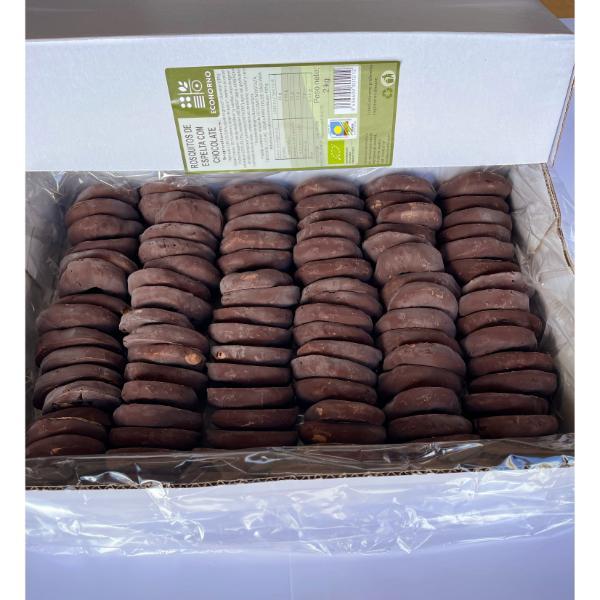 GRANEL ROSQUITOS ESPELTA CHOCOLATE BIO 2KG (ECOHORNO)