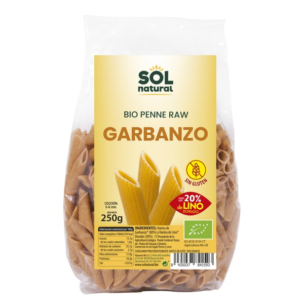 MACARRONES GARB.-LINO S/GL.BIO.250G.