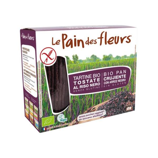 PAN FLORES ARROZ NEGRO BIO S/GLUTEN 150G