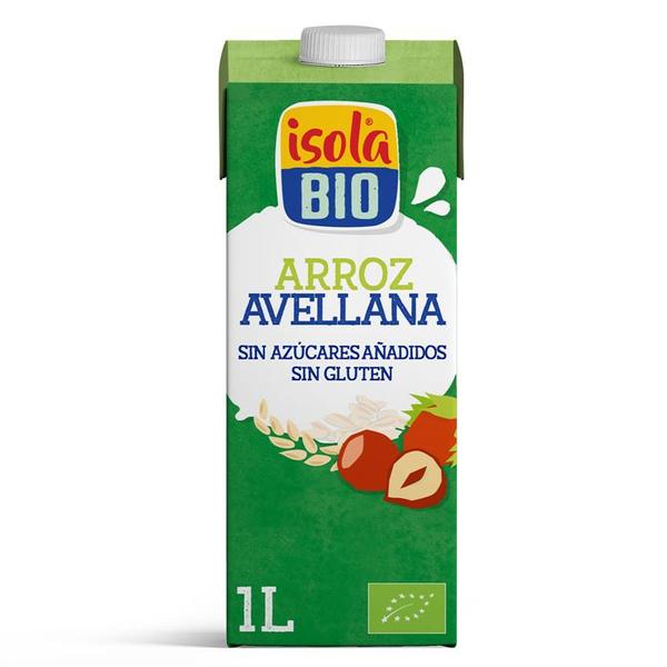 BEBIDA ARROZ Y AVELLANA BIO 1L (ISOLA)