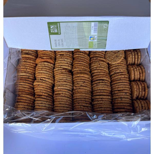 GRANEL GALLETAS MARIA ESPELTA CAFE BIO 2KG (ECOHORNO)
