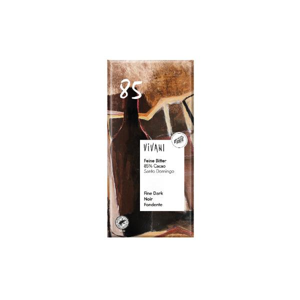 CHOCOLATE NEGRO 85% BIO 100GR (VIVANI)