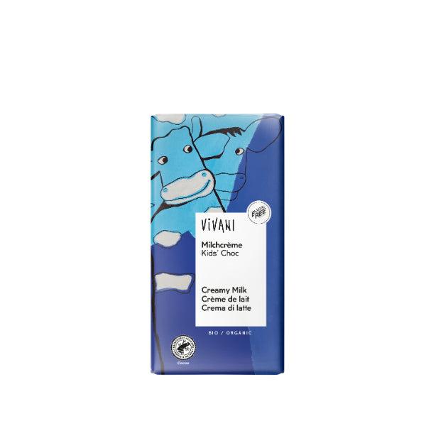 CHOCOLATE NIÑOS CON LECHE BIO 100GR (VIVANI)