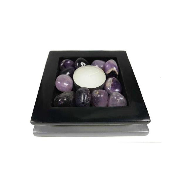 PORTAVELA PLATO PEQ.AMATISTA CS-777C