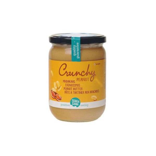 CREMA CACAHUETE CRUNCHY SIN SAL BIO 500g TERRASANA