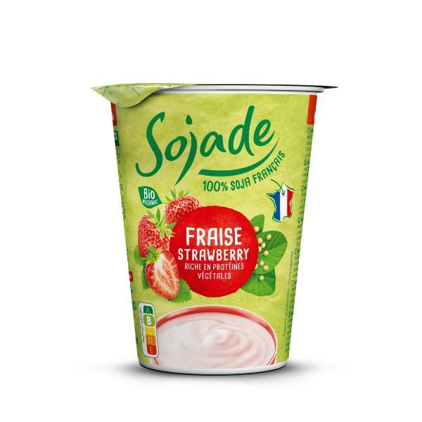 POSTRE DE SOJA FRESA BIO 400GR (SOJADE)