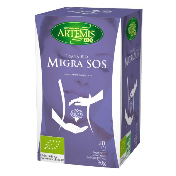 TISANA MIGRA SOS BIO 30 GR 20 BOLSAS (ARTEMIS)