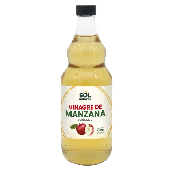VINAGRE DE MANZANA BIO 750 ML (SOLNATURAL)