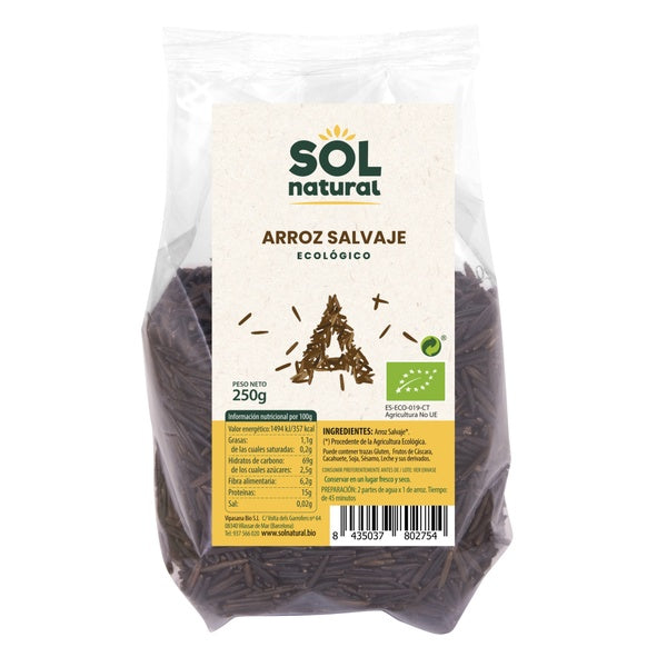 ARROZ SALVAJE BIO 250 GR (SOL)