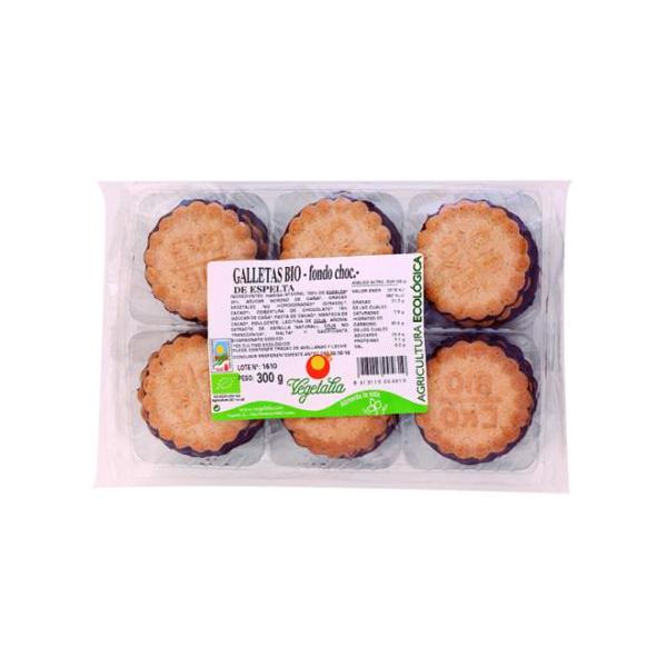 GALLETAS ESPELTA CHOCO BIO.300GR. (VEG)