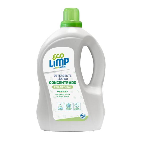 DETERGENTE LIQUIDO CONCENTRADO 48 LAVADOS ECO 2,6 LT (ECOLIMP)