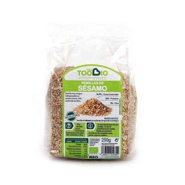 SESAMO CRUDO SIN GLUTEN BIO 250GR (TOO BIO)