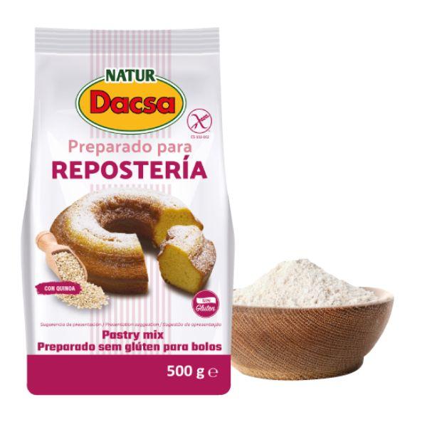 PREPARADO REPOSTERIA CON QUINOA SIN GLUTEN 500G NATUR DACSA
