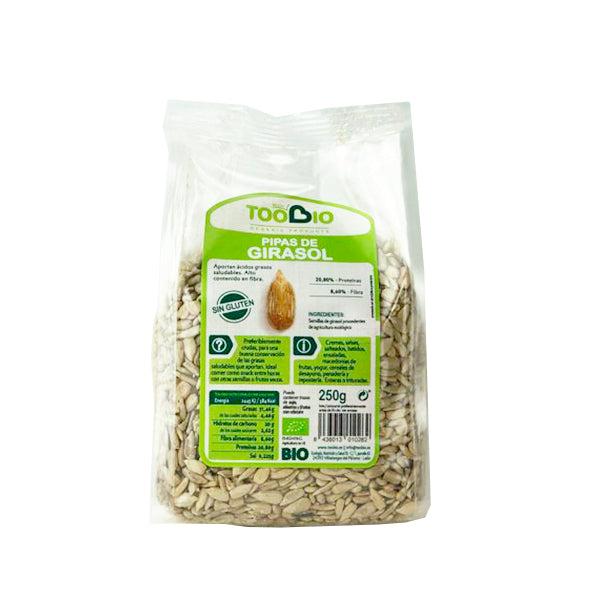 PIPAS DE GIRASOL BIO 250GR SIN GLUTEN (TOO BIO)